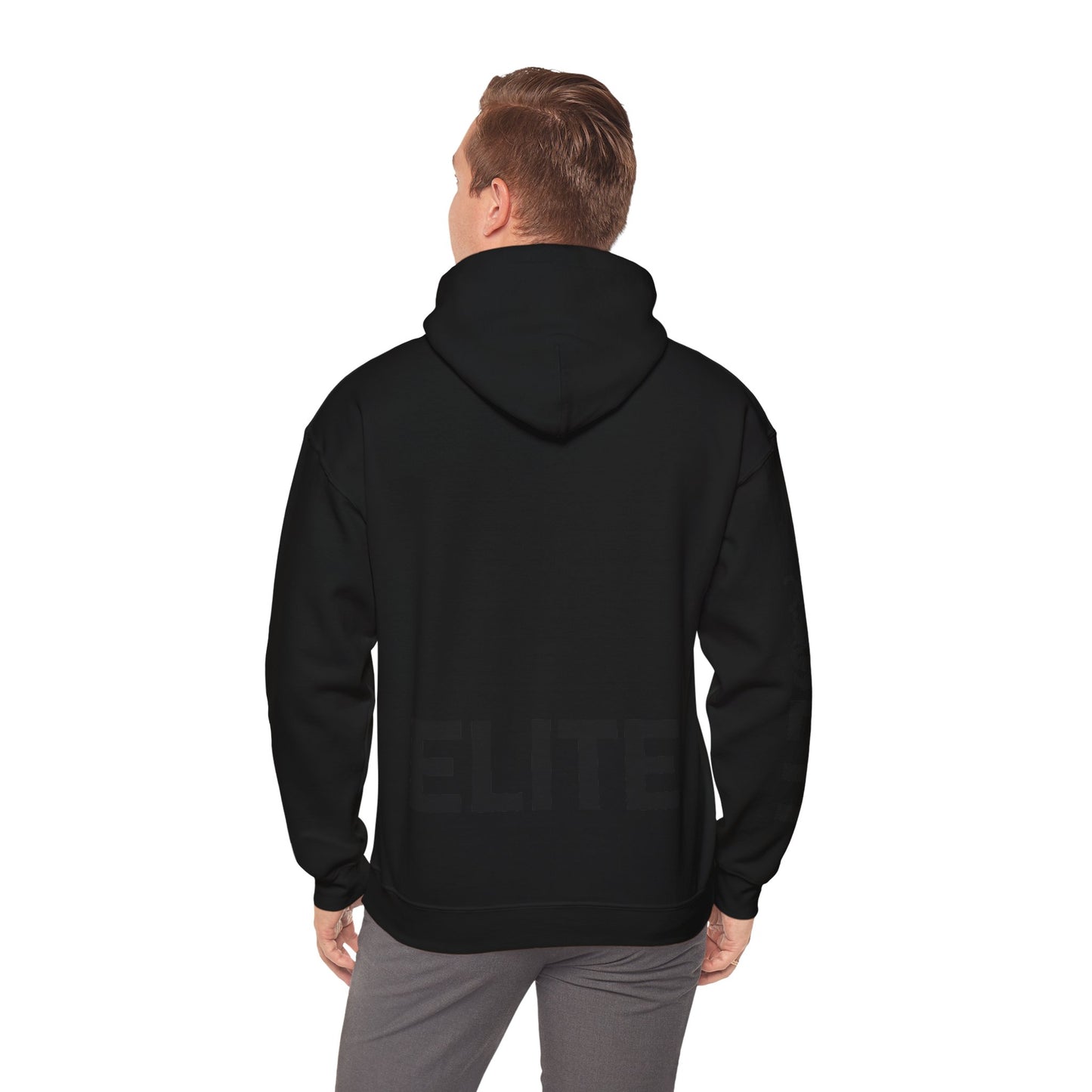 ELITE Unisex Heavy Blend™ Hooded Sweatshirt- in Black Logo