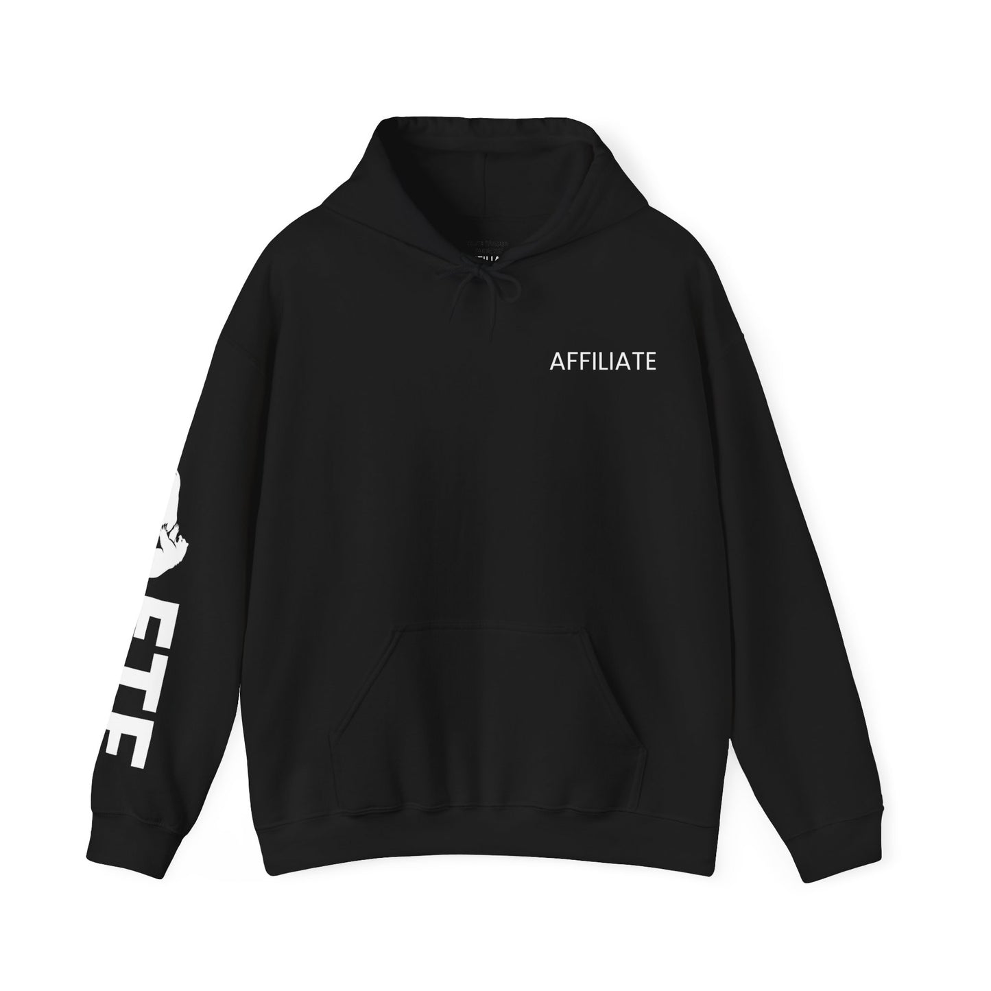 Affiliate Unisex Heavy Blend™ Hooded Sweatshirt- in White Logo- Elite Trader Funding