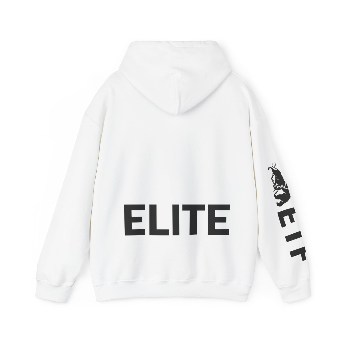 ELITE Unisex Heavy Blend™ Hooded Sweatshirt- in Black Logo