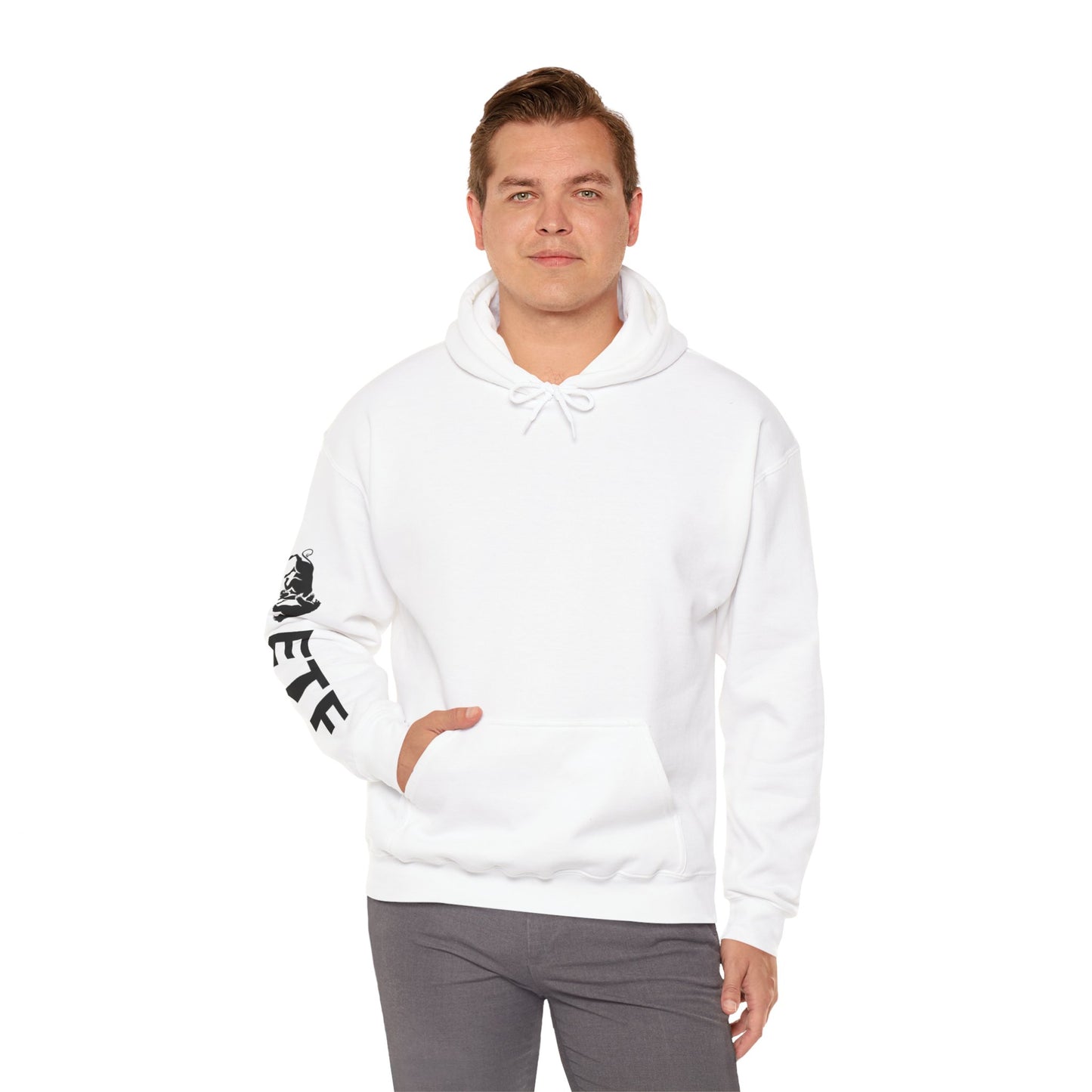 ELITE Unisex Heavy Blend™ Hooded Sweatshirt- in Black Logo