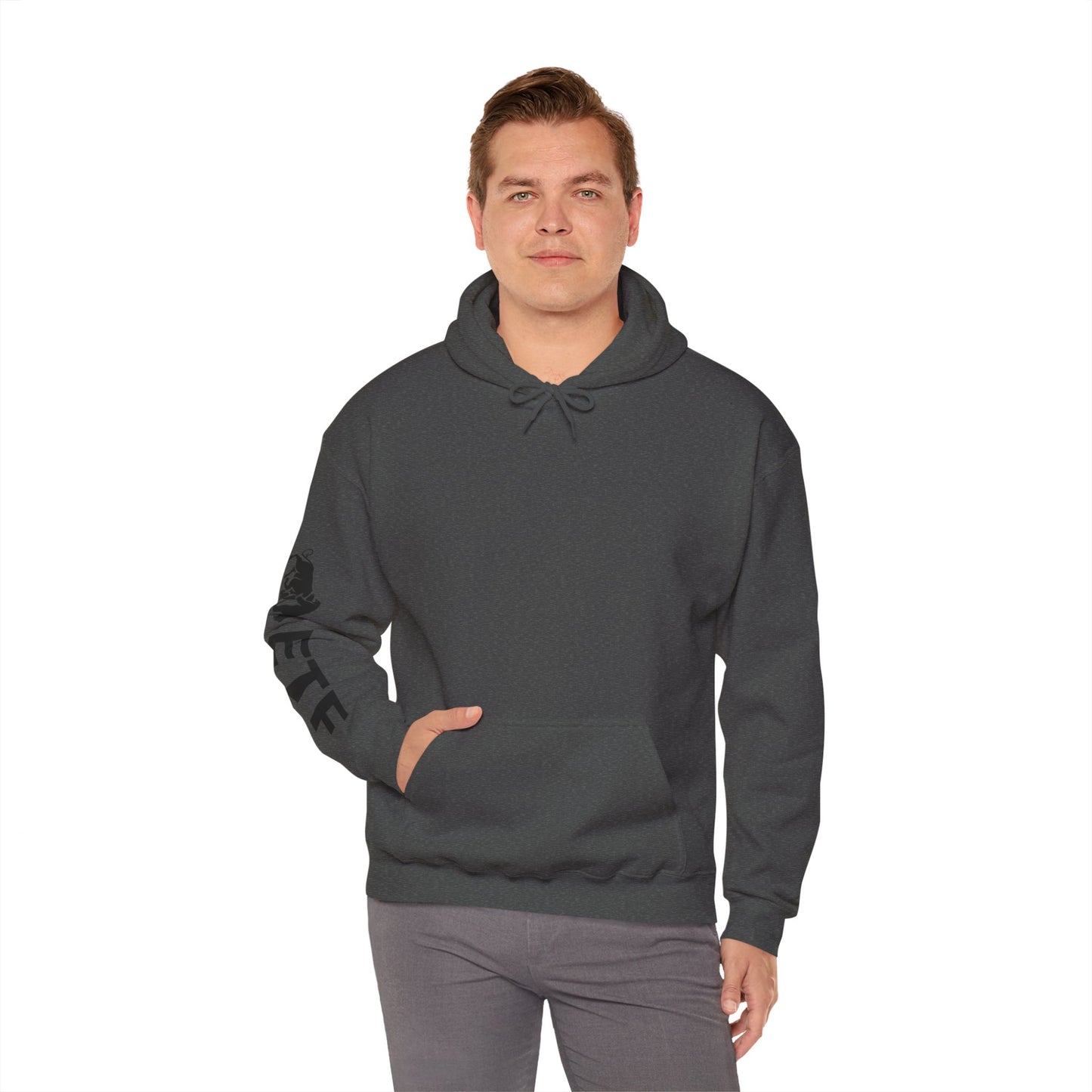 ELITE Unisex Heavy Blend™ Hooded Sweatshirt- in Black Logo