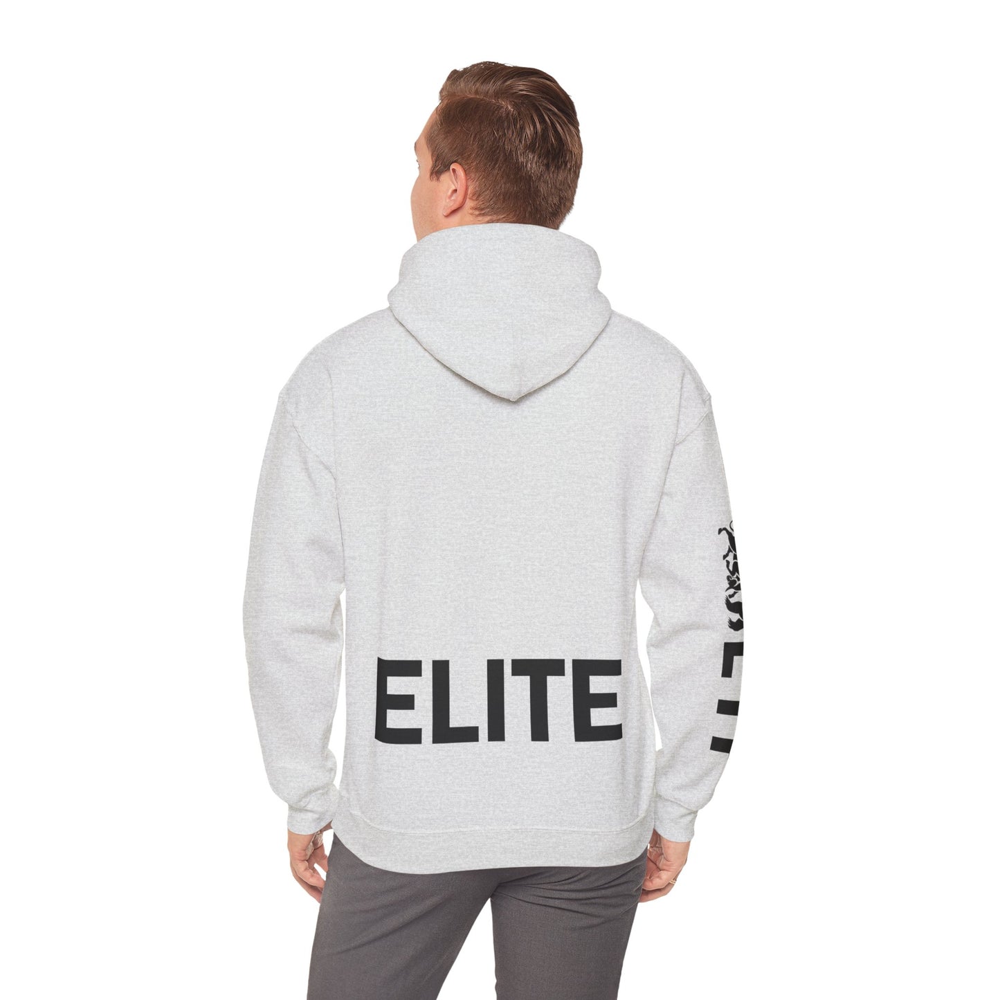 ELITE Unisex Heavy Blend™ Hooded Sweatshirt- in Black Logo