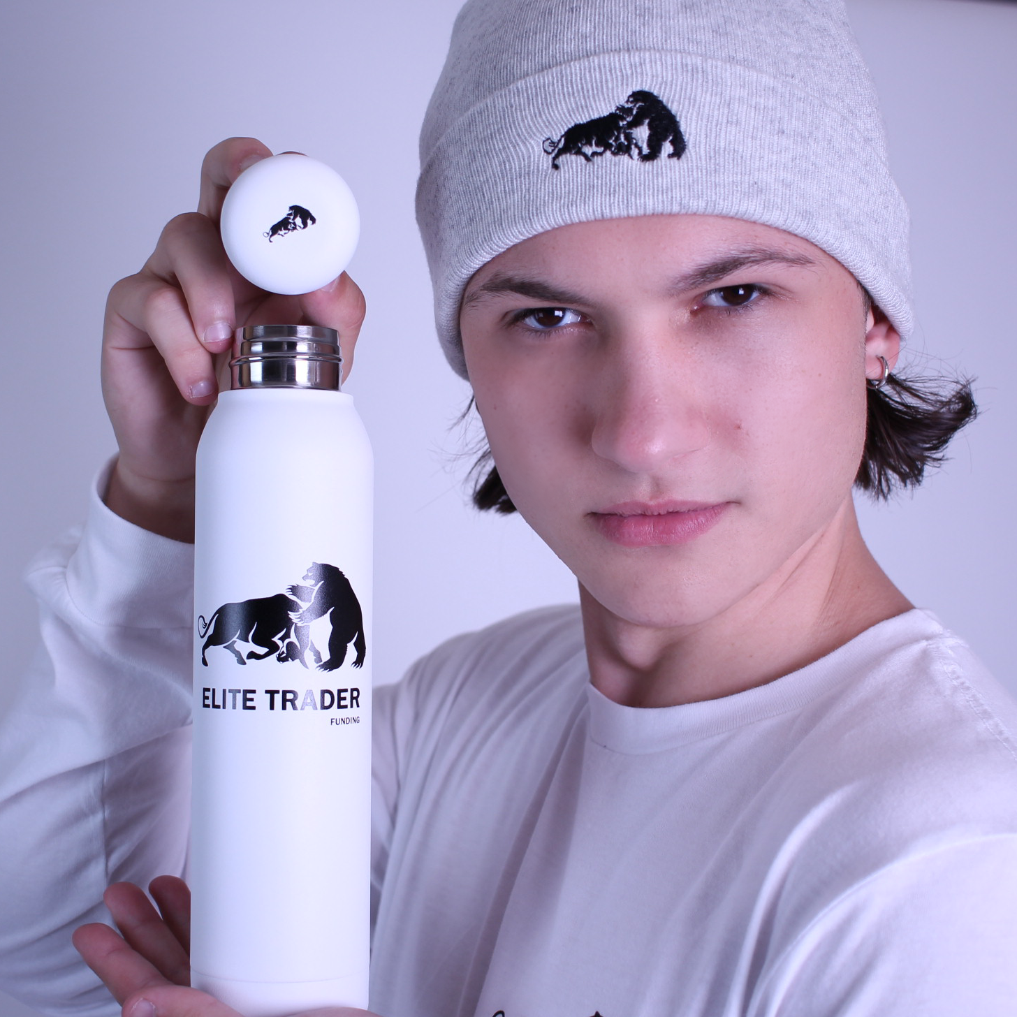 ETF Thermos Elite Trader Funding Swag Shop